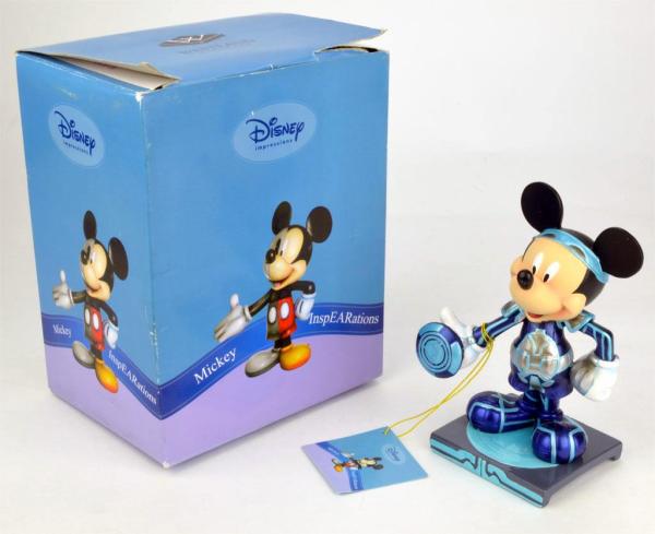 Walt Disney Figurine - Mickey's InspEARations # 19507 - Tron Mickey