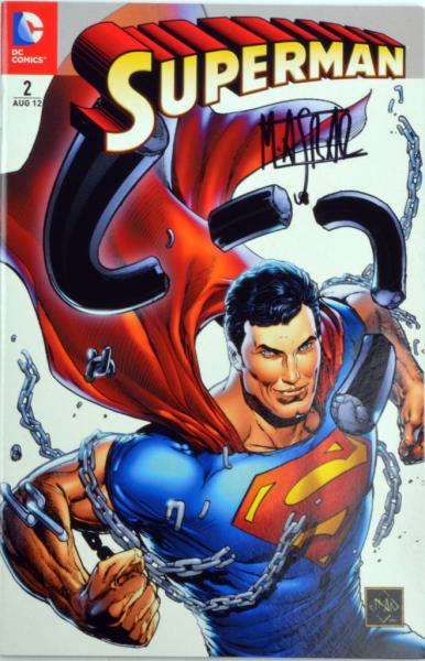 DC Superman Heft 2 / 2012 - limit.Variant Cover - ungelesen - signiert