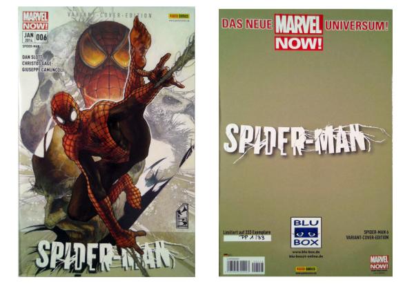 Spider-Man 6, lim. Variant Cover, Publisher Proof # 1/33, Panini MARVEL 2014