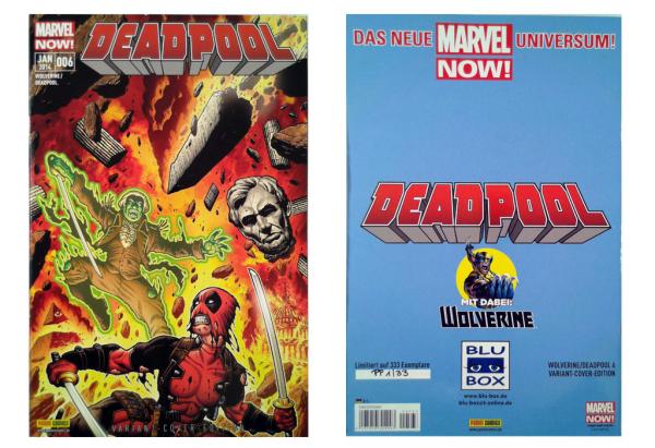 Deadpool 6, lim. Variant Cover, Publisher Proof # 1/33, Panini Marvel 2014