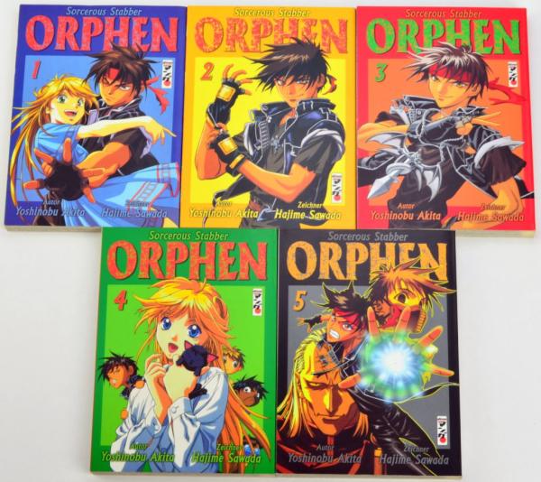 Orphen 1-5 - Dino Manga 2001 - neuwertig