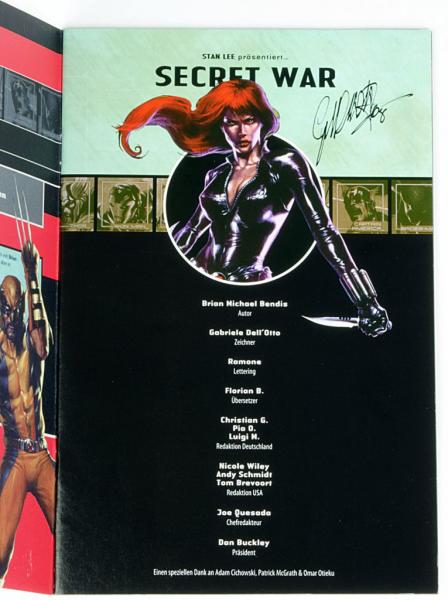 Secret War - signiert - Marvel Panini - zur Auswahl