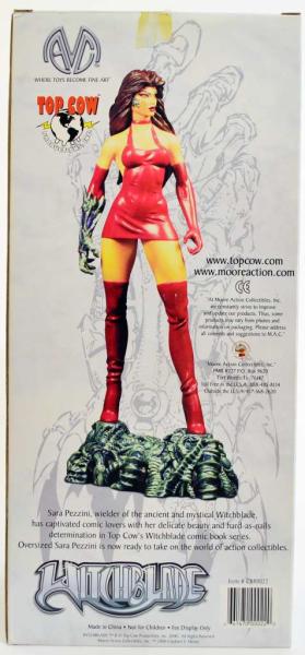 WITCHBLADE Figurine / Figur red dress / 34 cm, Moore Action Collectibles Top Cow