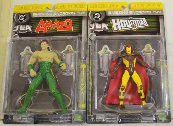 AMAZING ANDROIDS AMAZO HOURMAN 2 x DC DIRECT Action Figures