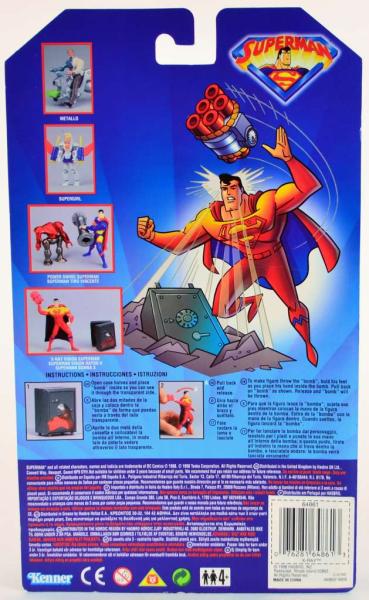 X-RAY VISION SUPERMAN Action Figure - Superman Animated - KENNER 1998