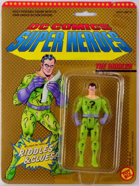 THE RIDDLER - DC SUPERHEROES - action figure - TOY BIZ 1989