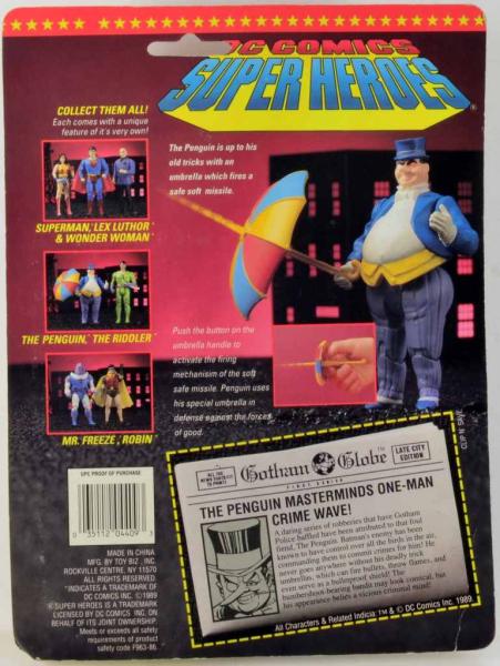 THE PENGUIN - DC SUPERHEROES - action figure  TOY BIZ 1989