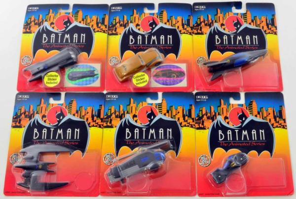 Konvolut collection DIE CAST 6 vehicle Fahrzeug BATMAN THE ANIMATED SERIES ERTL