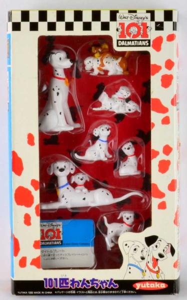 101 DALMATIANS - Walt Disney boxed figure set YUTAKA No. # 5 - Japan - NIB / TOP