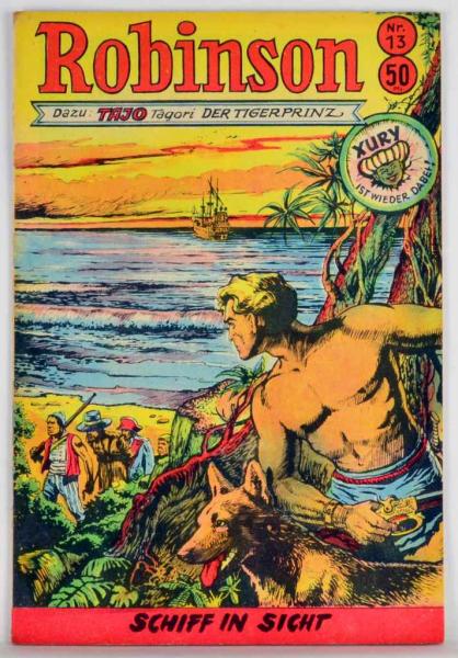 ROBINSON Crusoe  Originalheft Band 13 - Verlag f.moderne Literatur - Z: 1-2