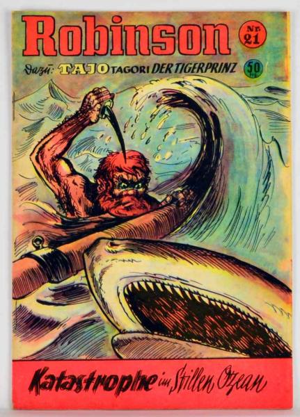 ROBINSON Crusoe  Originalheft Band 21 - Verlag f.moderne Literatur - Z: 1-2