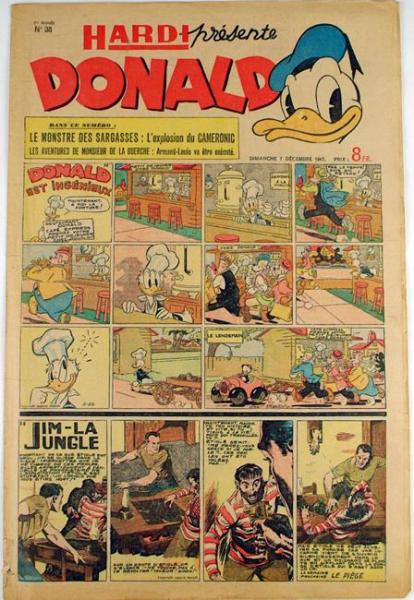 Hardi presente Donald franz. Donald Zeitung No. 38 1947