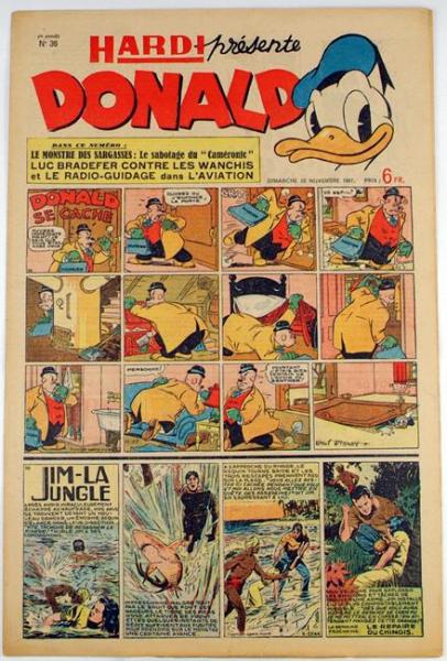 Hardi presente Donald franz. Donald Zeitung No. 36 1947