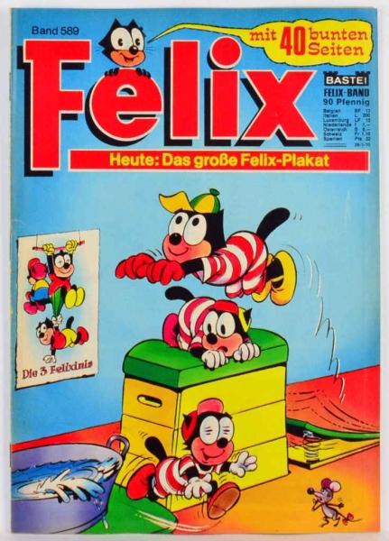 Felix Heft Nr. 589 mit Poster  - Z: 1-2  Bastei Verlag