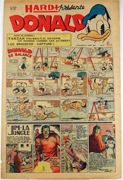 Hardi presente Donald franz. Donald Zeitung No. 24 1947