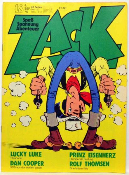 ZACK - Heft 18 / 1975 - Z: 1- / Koralle Verlag