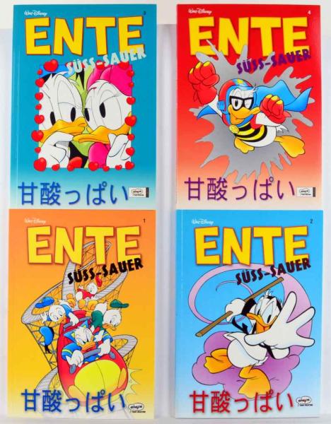 Walt Disneys Donald Duck  "Ente süss-sauer"  Band 1-4 - komplette Serie, Neu