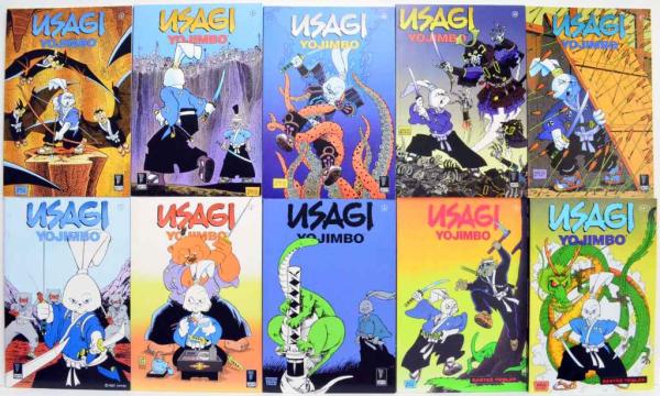 USAGI YOJIMBO - Band 1-14 (Band 6 fehlt) , Schwarzer Turm