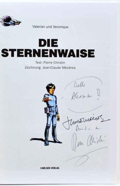 Valerian und Veronique Band 17 - signiert von Méziéres und Christin - Carlsen