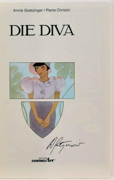 Die Diva - signiert von Goetzinger - 1. Auflage - Carlsen