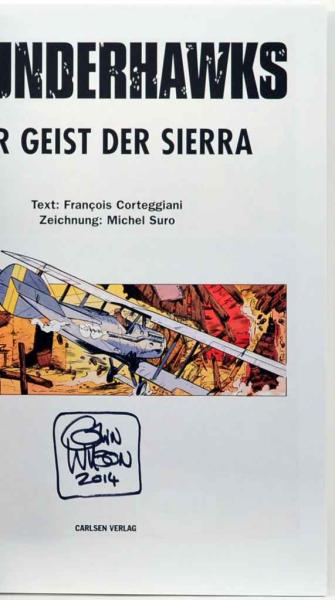 Thunderhawks , Band 2 : Der Geist der Sierra - SIGNIERT , Carlsen