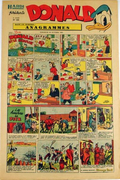 Hardi presente Donald franz. Donald Zeitung No.188 1950