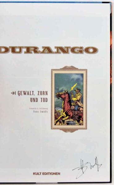DURANGO Band 2 - Hardcover - SIGNIERT von Ives Swolfs - Kult Editionen