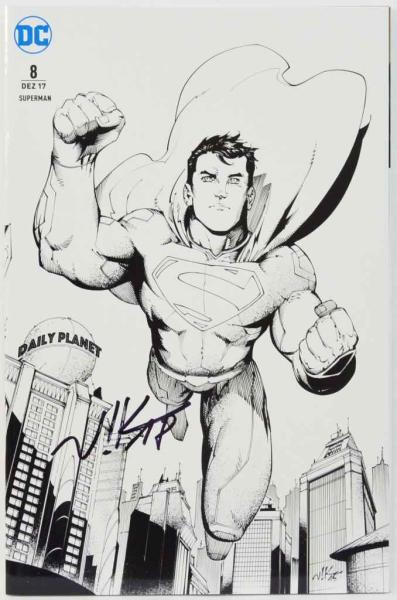 Superman 8 - Variant - Comic Con Dortmund - signiert von Bogdanovic - Panini
