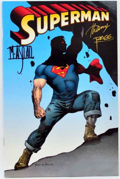 Superman 1 Variant - Neue DC Universum - signiert von Morales und Asrar - Panini