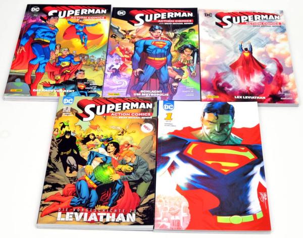 Superman Action Comics Band 1-5 komplett (Band 1 Variant) - Panini Verlag