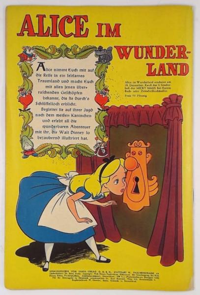 Micky Maus Heft 12 von 1952 - Original, kein Nachdruck - Ehapa