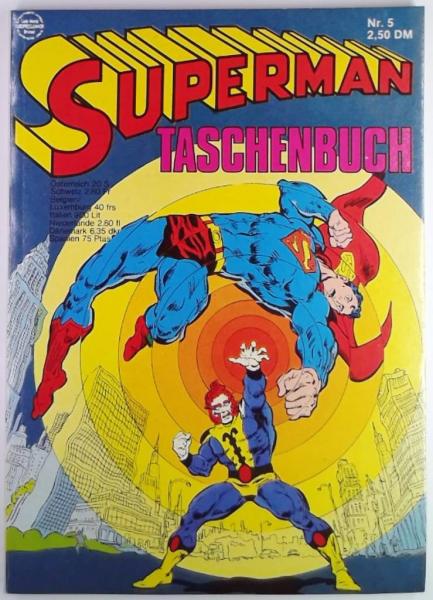 Superman Taschenbuch Nr. 5 , 1. Auflage, Z: 1-2 , Ehapa Verlag