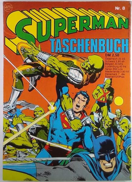 Superman Taschenbuch Nr. 8 , 1. Auflage, Z: 1- , Ehapa Verlag