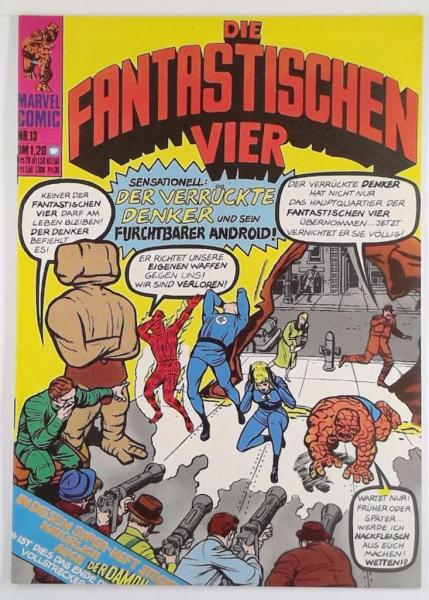 FANTASTISCHE VIER Nr. 13 sehr gut / Z: 1 , Marvel - Williams ab 1974