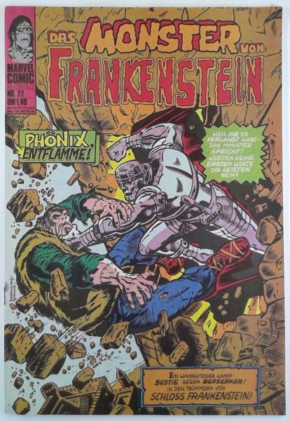 Frankenstein Nr. 22 -  gut / Z: 2-3, Marvel  - Williams ab 1974