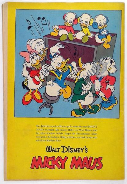 Micky Maus Sonderheft 31, Oktober 1955 - Original - Onkel Dagobert - Ehapa
