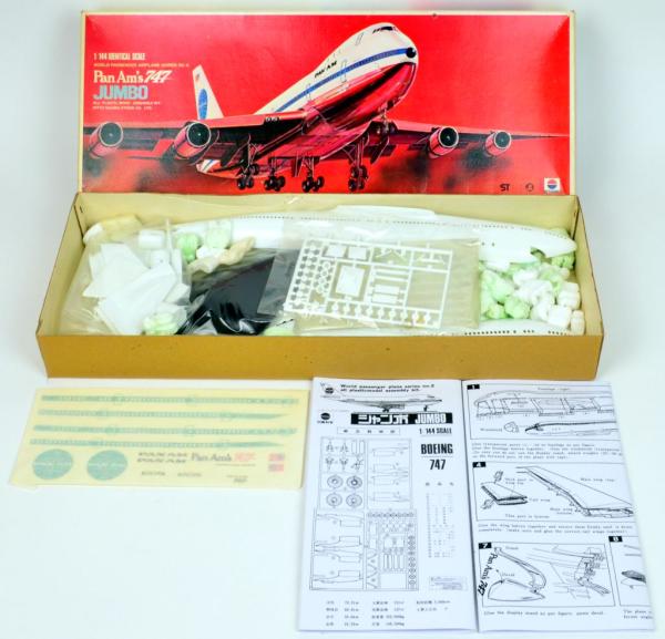 Pan Am's 747 JUMBO 1/144 - Bausatz model kit - Nitto Kagaku 200-1000