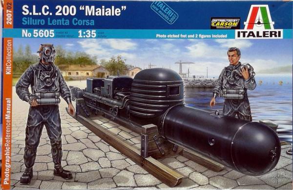 S.L.C. 200 Maiale Siluro Lenta Corsa 1/35 model kit ITALERI 5605