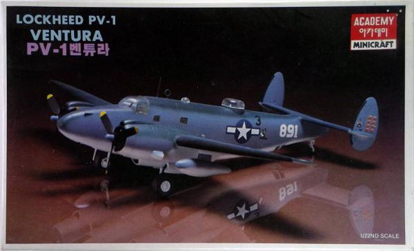 LOCKHEED PV-1 VENTURA  1/72 model kit ACADEMY MINICARFT 1614