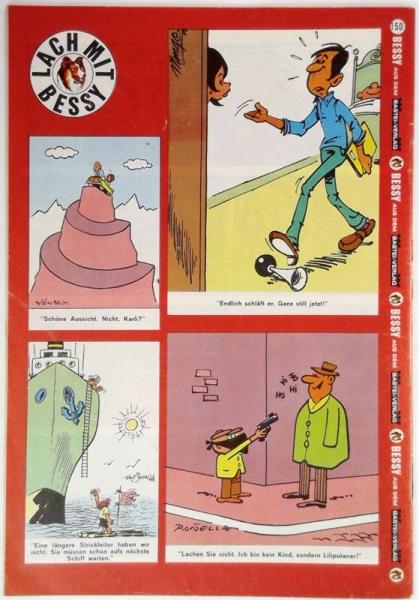 Bessy Originalheft Heft 150, Z: 1-2 , Bastei Verlag ab 1965 - Willy Vandersteen