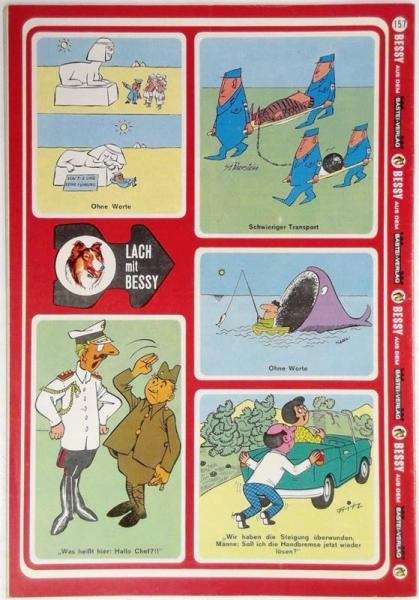 Bessy Originalheft Heft 157, Z: 1-2 , Bastei Verlag ab 1965 - Willy Vandersteen