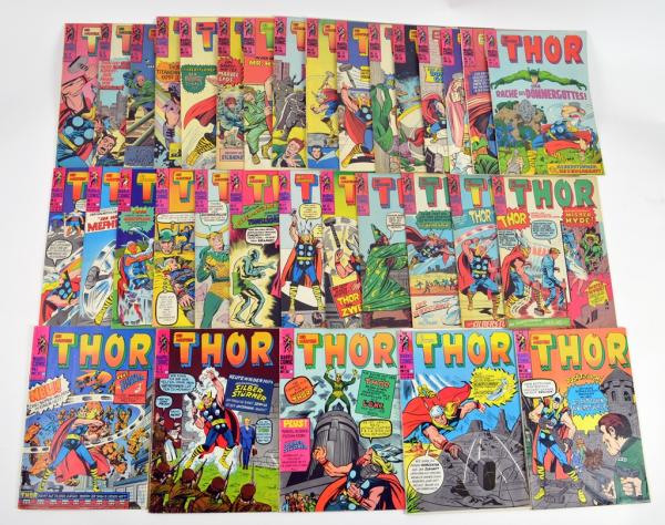 THOR 1-33 komplett , Z: 1- ,  Marvel - Williams Verlag ab 1974