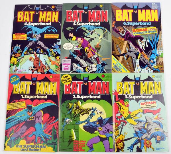BATMAN Superband Band 1-11 - alle 1.Auflage, Z: 1 Ehapa Verlag ab 1974