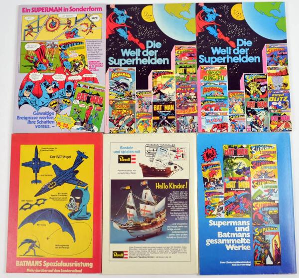BATMAN Superband Band 1-11 - alle 1.Auflage, Z: 1 Ehapa Verlag ab 1974