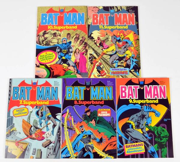 BATMAN Superband Band 1-11 - alle 1.Auflage, Z: 1 Ehapa Verlag ab 1974