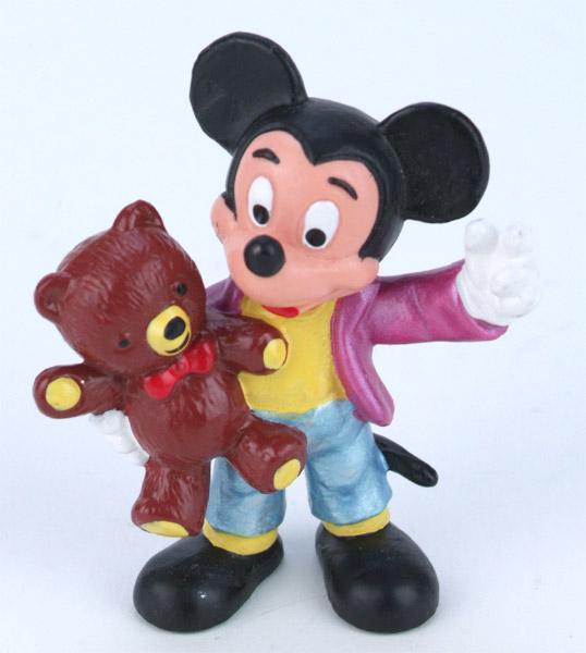 Micky Maus Disney Figur mit Teddy von Bullyland, Farbvariante !