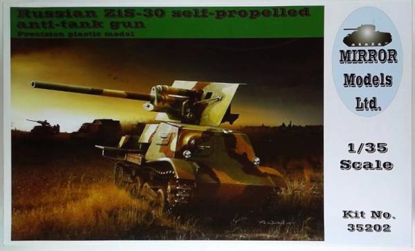 RUSSIAN ZiS-30 Self Propelled Anti Tank Gun - 1/35 model kit Mirror Models 35202