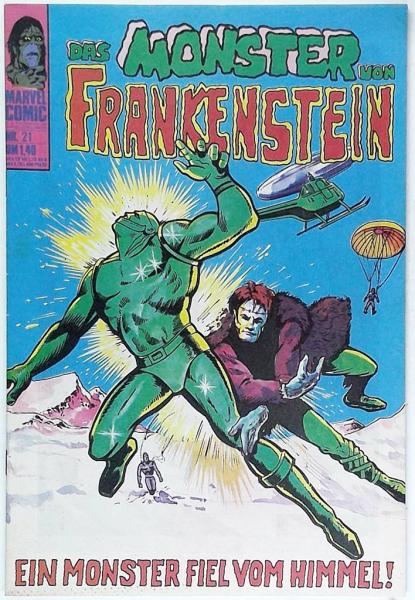 Frankenstein Nr. 21 - sehr gut / Z: 1, Marvel  - Williams ab 1974