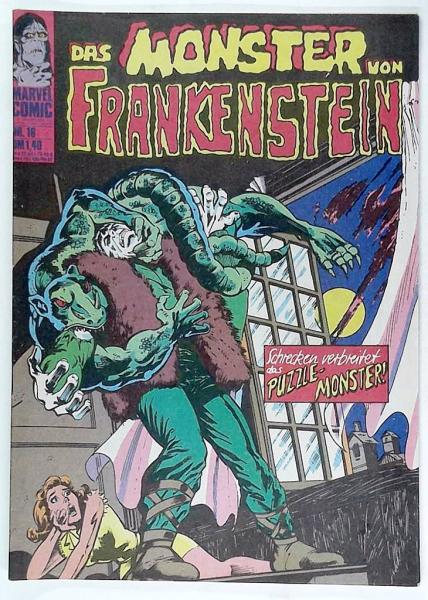 Frankenstein Nr. 16 - sehr gut / Z: 1, Marvel  - Williams ab 1974