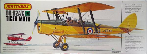 DH-82A/C TIGER MOTH 1/32 model kit MATCHBOX 40505